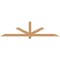 Ekena Millwork Kennewick Timber Gable Bracket, Western Red Cedar, 84"W x 21"H x 1 1/2"D x 3 1/2"F, 6/12 Pitch GBW084X21X0204KEN00SWR - alternate 1